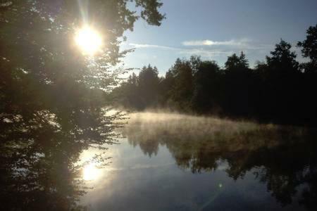 Ferienhaus Bindow Heidesee Bagian luar foto