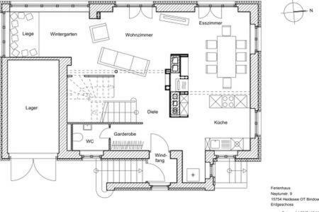 Ferienhaus Bindow Heidesee Bagian luar foto