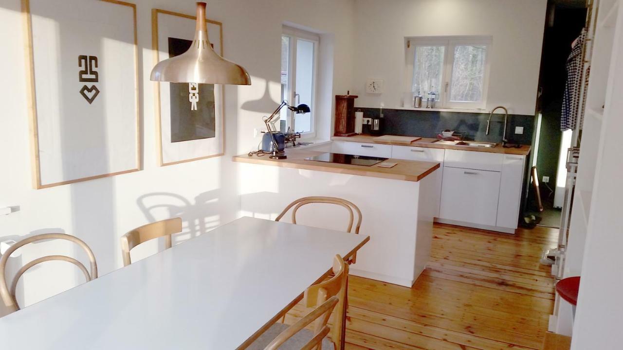 Ferienhaus Bindow Heidesee Bagian luar foto